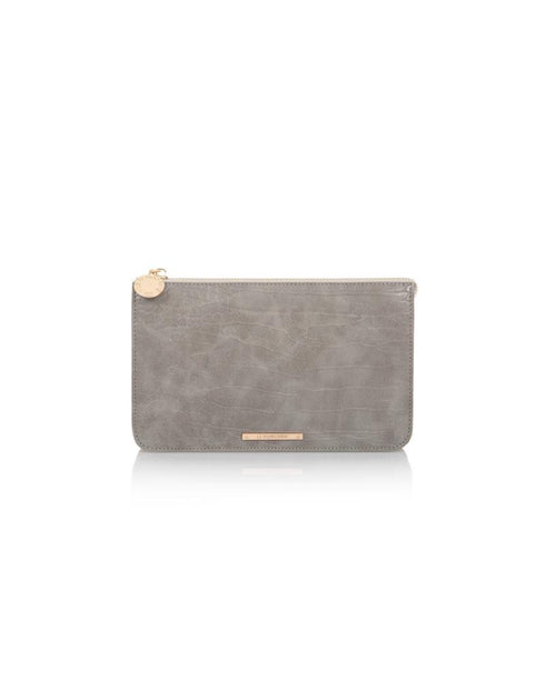 Pochette Donna effetto coccodrillo Tortora Le Pandorine- Francavilla Moda